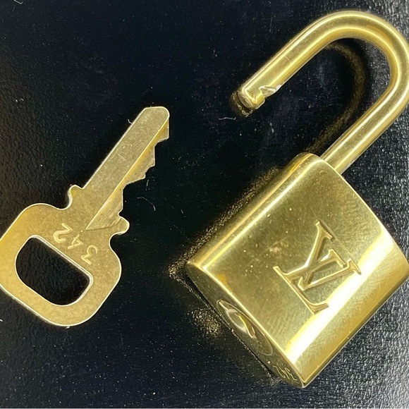 Louis Vuitton Gold Padlock with Key #342 - Picture 2 of 6